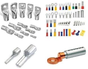 Copper, bimetal and insulated cable lugs and terminals
