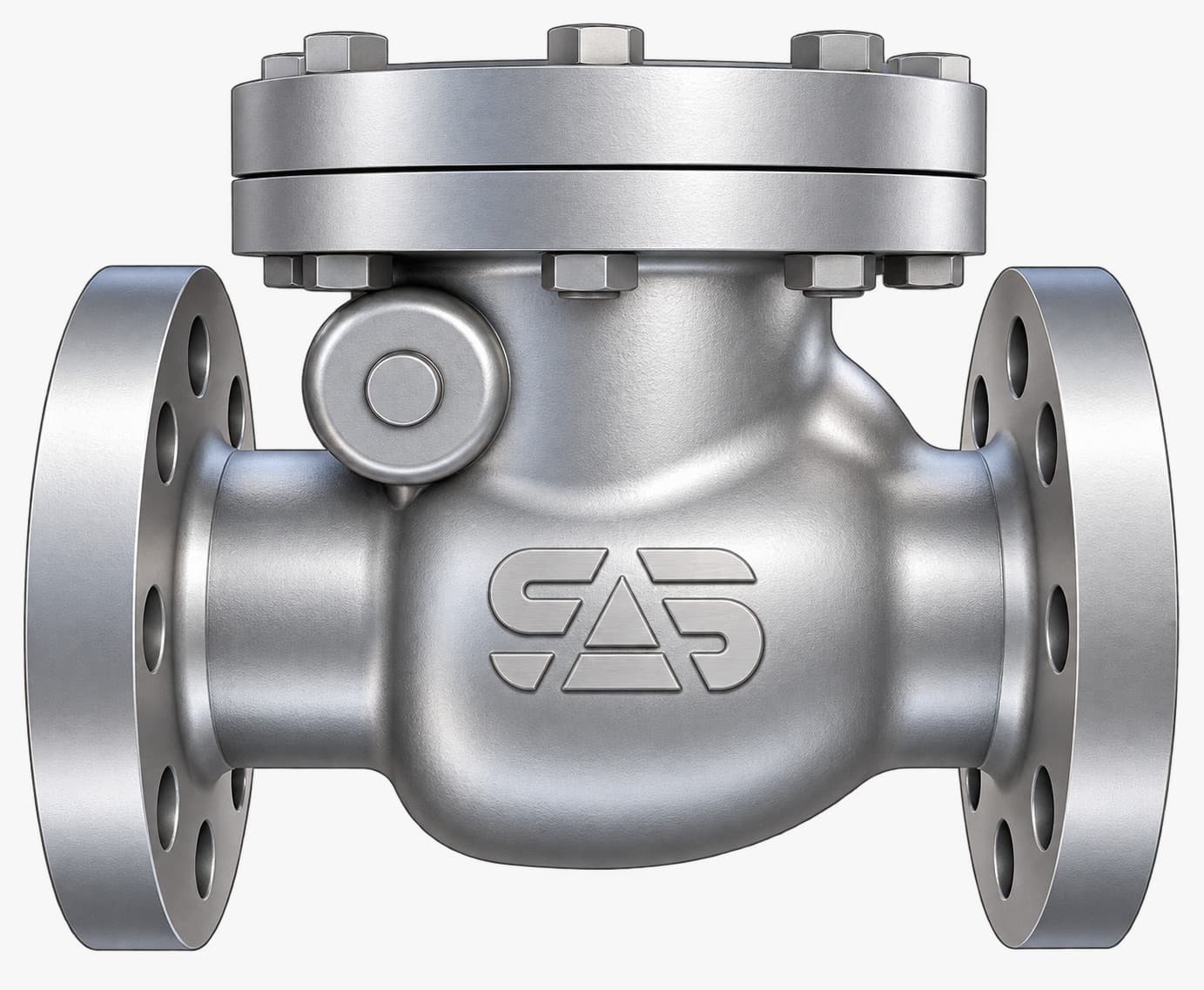 Stainless flanged swing check valve